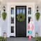 Glitzhome® 60" Christmas Wooden Pink Nutcracker Porch Decor